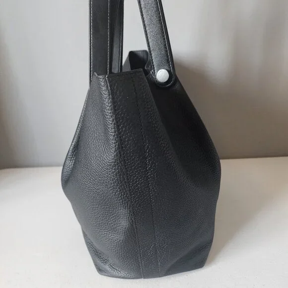 All Saints Large Black Tote "EUC" - Picture 5 of 16